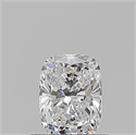 Natural Diamond 0.55 Carats, Cushion with  Cut, D Color, VVS1 Clarity and Certified by GIA