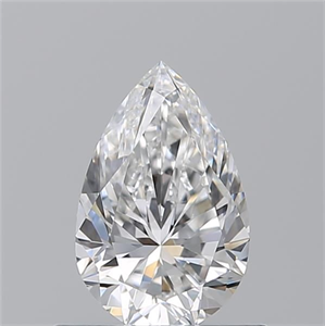 Picture of Natural Diamond 0.70 Carats, Pear with  Cut, E Color, VVS1 Clarity and Certified by GIA