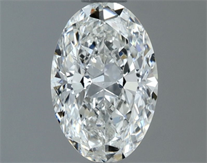Foto Diamante Natural 0.71 quilates, Ovalado , Color G, claridad I1 y certificado GIA de