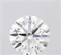 Lab Grown Diamond 1.02 Carats, Round with Ideal Cut, D Color, VS2 Clarity and Certified by IGI