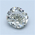 Natural Diamond 1.01 Carats, Cushion with  Cut, L Color, SI2 Clarity and Certified by GIA