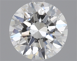Picture of 1.00 Carats, Round Diamond with Excellent Cut, F Color, SI1 Clarity and Certified by GIA