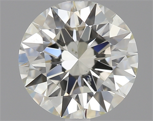 Picture of 1.00 Carats, Round Diamond with Excellent Cut, K Color, SI1 Clarity and Certified by GIA
