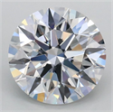 Del inventario de diamantes de laboratorio, 2.06 quilates, Redondo , Color E, claridad VS2 y certificado IGI