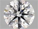 Lab Grown Diamond 2.80 Carats, Round with Ideal Cut, D Color, VVS2 Clarity and Certified by IGI