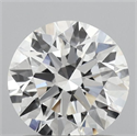 Lab Grown Diamond 1.09 Carats, Round with Ideal Cut, D Color, VVS2 Clarity and Certified by IGI