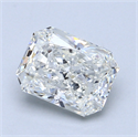 1.71 Carats, Radiant Diamond with  Cut, H Color, VS1 Clarity and Certified by GIA