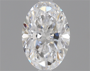 Picture of 0.52 Carats, Oval Diamond with  Cut, D Color, IF Clarity and Certified by GIA