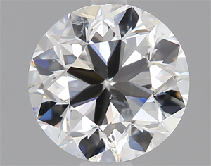 Picture of 1.00 Carats, Round Diamond with Very Good Cut, E Color, I1 Clarity and Certified by GIA