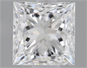 0.50 quilates, Princesa Diamante , Color D, claridad VVS2 y certificado por GIA