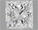 0.50 quilates, Princesa Diamante , Color D, claridad VVS1 y certificado por GIA