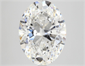 Natural Diamond 5.25 Carats, Oval with  Cut, F Color, VS1 Clarity and Certified by GIA