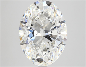 Picture of Natural Diamond 5.25 Carats, Oval with  Cut, F Color, VS1 Clarity and Certified by GIA