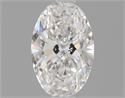 0.50 Carats, Oval Diamond with  Cut, E Color, VVS1 Clarity and Certified by GIA