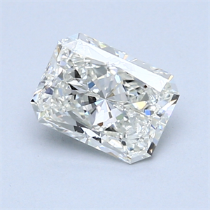 Picture of 0.90 Carats, Radiant Diamond with  Cut, I Color, SI2 Clarity and Certified by GIA