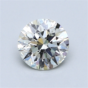 Picture of 0.90 Carats, Round Diamond with Excellent Cut, J Color, SI1 Clarity and Certified by GIA