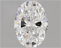 0.50 Carats, Oval Diamond with  Cut, D Color, VS2 Clarity and Certified by GIA