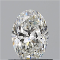 Natural Diamond 0.62 Carats, Oval with  Cut, G Color, VS1 Clarity and Certified by GIA