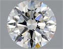 Diamante Natural 1.57 quilates, Redondo , Color G, claridad IF y certificado GIA