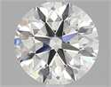 0.72 Carats, Round Diamond with Excellent Cut, F Color, VVS1 Clarity and Certified by GIA