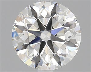 Picture of 0.72 Carats, Round Diamond with Excellent Cut, F Color, VVS1 Clarity and Certified by GIA