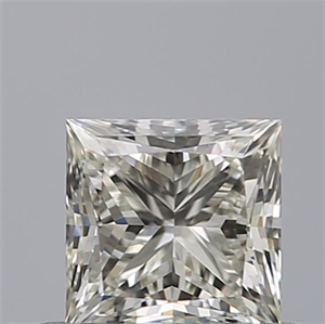 Picture of Natural Diamond 0.51 Carats, Princess with  Cut, H Color, VVS2 Clarity and Certified by IGI