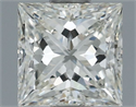 Natural Diamond 0.62 Carats, Princess with  Cut, H Color, VVS1 Clarity and Certified by IGI