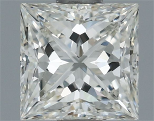 Picture of Natural Diamond 0.62 Carats, Princess with  Cut, H Color, VVS1 Clarity and Certified by IGI