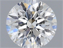 Lab Grown Diamond 1.07 Carats, Round with Excellent Cut, E Color, VS1 Clarity and Certified by IGI