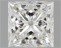 1.03 Carats, Princess Diamond with  Cut, H Color, VVS1 Clarity and Certified by GIA