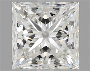 Picture of 1.03 Carats, Princess Diamond with  Cut, H Color, VVS1 Clarity and Certified by GIA