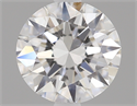 0.50 Carats, Round Diamond with Excellent Cut, E Color, SI1 Clarity and Certified by GIA
