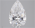 3.53 Carats, Pear Diamond with  Cut, D Color, VVS1 Clarity and Certified by GIA