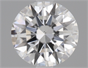 0.50 Carats, Round Diamond with Excellent Cut, E Color, SI1 Clarity and Certified by GIA