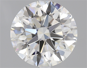 Picture of 2.01 Carats, Round Diamond with Excellent Cut, F Color, IF Clarity and Certified by GIA