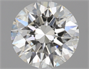 1.02 Carats, Round Diamond with Excellent Cut, H Color, VVS1 Clarity and Certified by GIA