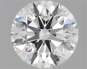 Picture of 1.70 Carats, Round Diamond with Excellent Cut, D Color, VVS2 Clarity and Certified by GIA
