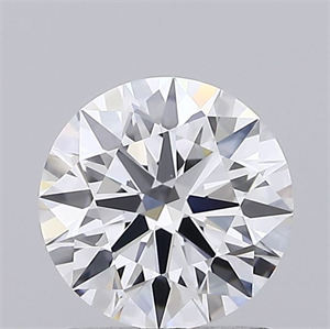 Picture of Lab Grown Diamond 1.25 Carats, Round with Ideal Cut, D Color, VVS1 Clarity and Certified by IGI