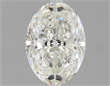 1.40 Carats, Oval Diamond with  Cut, H Color, SI2 Clarity and Certified by GIA