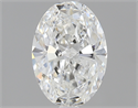 0.70 Carats, Oval Diamond with  Cut, E Color, VVS2 Clarity and Certified by GIA