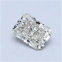 0.70 quilates, Radiante Diamante , Color J, claridad SI1 y certificado por GIA