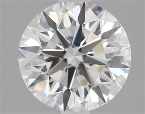 Picture of 0.40 Carats, Round Diamond with Excellent Cut, E Color, IF Clarity and Certified by GIA