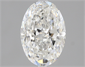 2.01 quilates, Ovalado Diamante , Color G, claridad VS2 y certificado por GIA