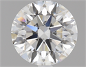 1.70 Carats, Round Diamond with Excellent Cut, E Color, VVS1 Clarity and Certified by GIA