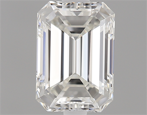 Picture of 0.50 Carats, Emerald Diamond with  Cut, G Color, VVS2 Clarity and Certified by GIA