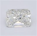 1.95 Carats, Radiant Diamond with  Cut, G Color, VVS2 Clarity and Certified by GIA