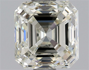 Picture of Natural Diamond 0.90 Carats, Asscher with  Cut, L Color, VS1 Clarity and Certified by GIA