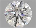 1.00 Carats, Round Diamond with Excellent Cut, G Color, I1 Clarity and Certified by GIA