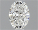0.50 Carats, Oval Diamond with  Cut, G Color, VVS2 Clarity and Certified by GIA