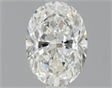 1.01 Carats, Oval Diamond with  Cut, G Color, SI1 Clarity and Certified by GIA